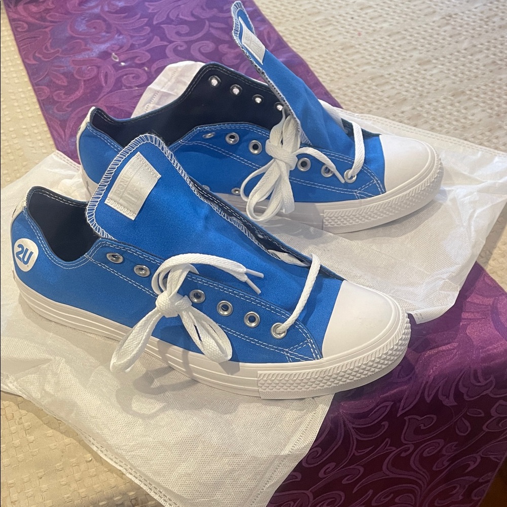Converse Kids Sneakers in Blue with White Details